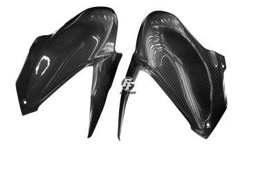 Carénage du réservoir (parties Latérales) Carbone pour Kawasaki Z900 2017-2019 