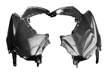 Carbon Tankverkleidung Seitenteile für Yamaha MT 07 2021- Carbon+Fiberglas | Leinwand | Glossy