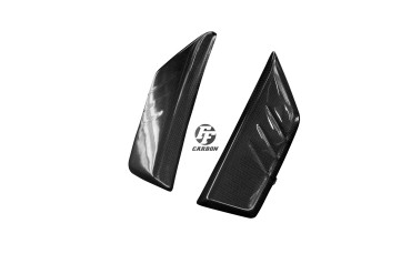 Carenado de depósito (paneles laterales) Carbono por Yamaha MT-10 100% Carbono | Patron Sencillo | Brillante
