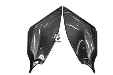 Parti laterali della carenatura del serbatoio Carbonio per Yamaha YZF-R6 2017- Carbonio+Fibra di Vetro | Spigato | Brillante