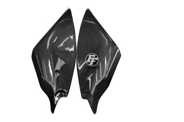 Carbon Tank Fairing (Lateral Parts) for Yamaha YZF-R6 2017- Carbon+Fibreglass | Plain Weave | Glossy