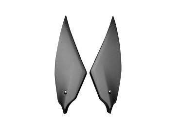 Carbon Tankverkleidung Seitenteile für Yamaha YZF-R6 2017- Carbon+Fiberglas | Leinwand | Matt