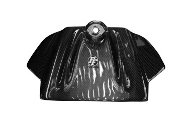 Carenado de depósito Carbono por Aprilia RSV4 2009-2012 / Tuono V4 2011-2013 Carbono+Fibra de Vidrio | Patron Sencillo | Brillante