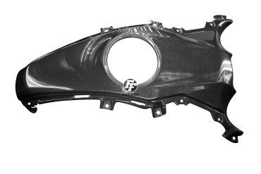 Carénage du réservoir Carbone pour BMW R 1200 RS 2015- Carbone+Fibre de Verre | Toile Contraignant | Brillant
