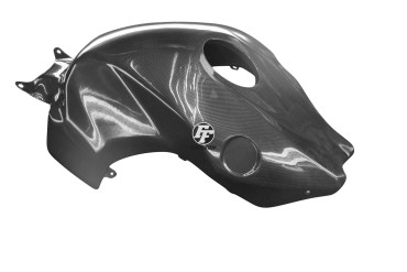 Carenado de depósito Carbono por Honda CBR 1000RR 2008-2011 Carbono+Fibra de Vidrio | Patron Sencillo | Brillante