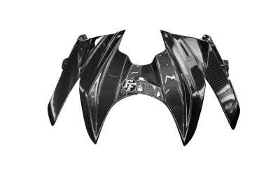 Carenado de depósito Carbono por Suzuki GSX-S 750 2016- Carbono+Fibra de Vidrio | Patron Enlazado | Brillante