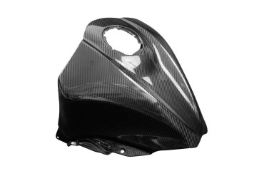 Carenado de depósito Carbono por Suzuki Hayabusa 2021- 100% Carbono | Patron Enlazado | Brillante
