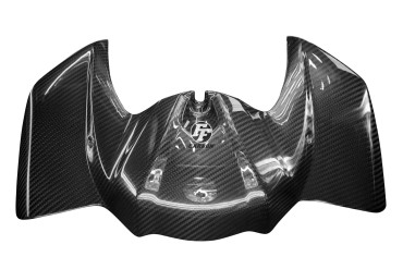 Carenado de depósito Carbono por Yamaha FZ1 Carbono+Fibra de Vidrio | Patron Enlazado | Brillante