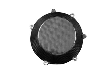 Covertor de embrague seco Carbono por Ducati (luftgekühlte 4 Ventil Motoren) 100% Carbono | Patron Sencillo | Brillante