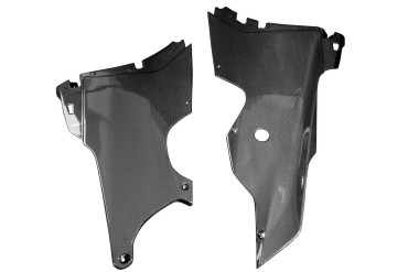 Pannello laterale inferiore Carbonio per Kawasaki ZX-10R 2021- 100% Carbonio | Tela | Brillante