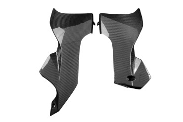 Carbon Lower Side Panels for Suzuki Hayabusa 2021- Carbon+Fibreglass | Twill Weave | Glossy
