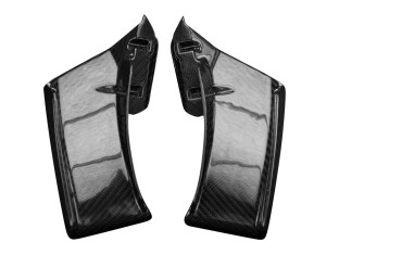 Winglets inférieur Carbone pour Ducati Streetfighter V4 2020- Carbone+Fibre de Verre | Toile Sergé | Brillant