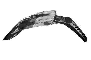 parafango anteriore Carbonio per KTM 790 Adventure R / R Rally / 890 Adventure Carbonio+Fibra di Vetro | Tela | Brillante