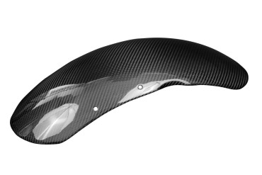 Carbon Vorderes Schutzblech für Triumph Rocket 3 GT / R 2020- Carbon+Fiberglas | Köper | Glossy