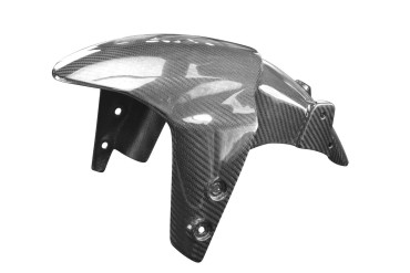 Garde boue avant Carbone pour Yamaha MT 09 2021- Carbone+Fibre de Verre | Toile Sergé | Brillant