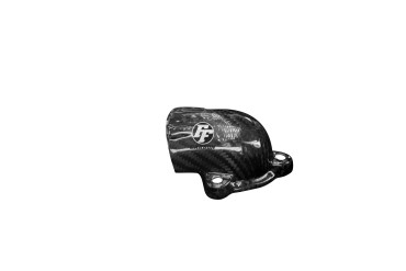Covertor de bomba de agua Carbono por BMW K1300R 100% Carbono | Patron Enlazado | Brillante