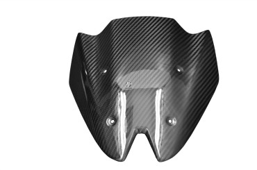 Parabrisas (4 agujeros) Carbono por Kawasaki Z1000 2010-2013 100% Carbono | Patron Enlazado | Brillante
