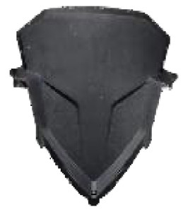 Support de Pare-brise Carbone pour Honda CBR 400 R 2022- 