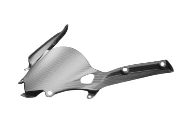 Soporte de parabrisas Carbono por Kawasaki Ninja H2 2015+ 100% Carbono | Patron Enlazado | Opaco
