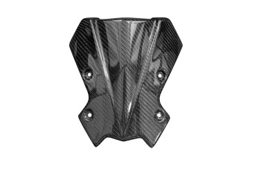 Frangivento (design alternativo) Carbonio per Kawasaki Z900 2020- Carbonio+Fibra di Vetro | Spigato | Brillante