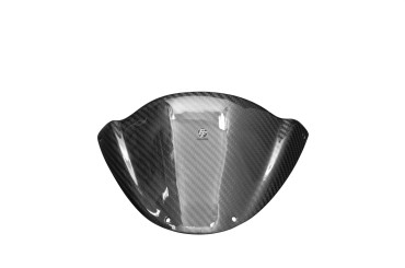 Pare-brise Carbone pour Ducati Monster 696 / 796 / 1100 / 1100 EVO Carbone+Fibre de Verre | Toile Sergé | Brillant