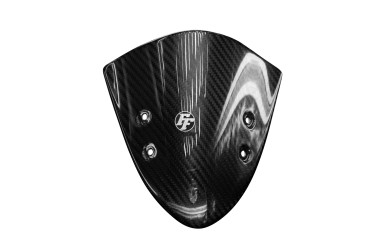 Carbon Windshield for Kawasaki ER-6N 2012-2015 Carbon+Fibreglass | Twill Weave | Glossy