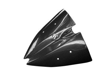 Pare-brise Carbone pour Kawasaki Z 1000 2007-2009 Carbone+Fibre de Verre | Toile Sergé | Brillant