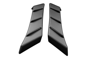 Winglets Carbono por Aprilia RSV4 RF 2009- Carbono+Fibra de Vidrio | Patron Sencillo | Opaco