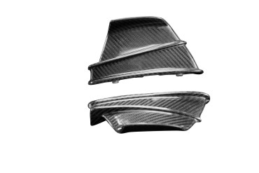 Winglets Carbone pour Ducati Panigale 899 / 1199 / 959 / 1299 Carbone+Fibre de Verre | Toile Sergé | Brillant