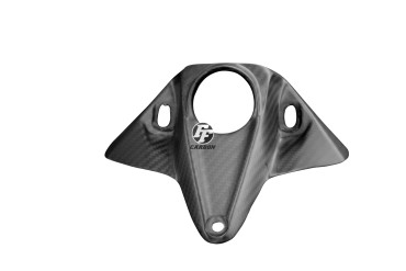Coperchio del lucchetto di accensione Carbonio per Aprilia SMV 750 Dorsoduro / Dorsoduro 900 Carbonio+Fibra di Vetro | Spigato | Opaco