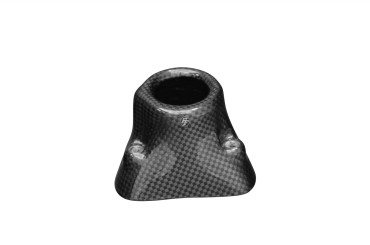 Carbon Zündschlossabdeckung für Ducati Hypermotard 796 / 1100 Carbon+Fiberglas | Leinwand | Glossy
