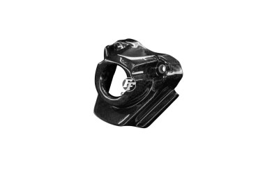 Carbon Ignition Lock Cover for Ducati Hyperstrada / Hypermotard 821 2013-2015 939 2016- Carbon+Fibreglass | Twill Weave | Glossy