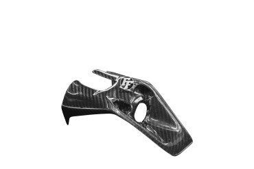 Tapa de la cerradura de encendido Carbono por Ducati Monster 1200 / 1200S 2014-2016 / 821 2014-2017 Carbono+Fibra de Vidrio | Patron Enlazado | Brillante