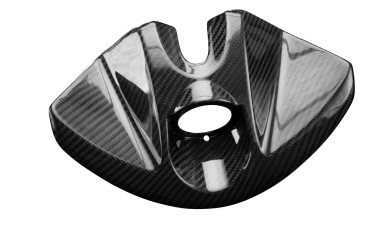 Coperchio del lucchetto di accensione Carbonio per Triumph Trident 660 Carbonio+Fibra di Vetro | Spigato | Brillante