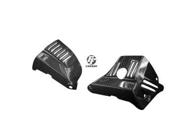 Tapa del cilindro debajo Carbono por BMW R Nine T / Scrambler / Pure / Urban G/S 2014-2020 100% Carbono | Patron Enlazado | Brillante