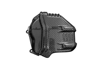 Cache du Cylindre (à gauche) Carbone pour Ducati Streetfighter V4 2020- Carbone+Fibre de Verre | Toile Sergé | Brillant