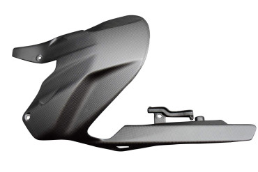 parafango posteriore Carbonio per Ducati Diavel V4 2023- Carbonio+Fibra di Vetro | Tela | Opaco