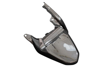 Carbon Rear Fender for Ducati Monster 937 SP 2023- Carbon+Fibreglass | Plain Weave | Glossy