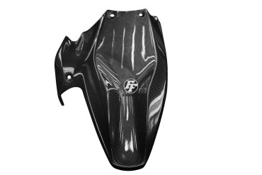 parafango posteriore Carbonio per Ducati Panigale 1199 / 1299 / V2 Carbonio+Fibra di Vetro | Spigato | Brillante