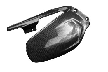 parafango posteriore Carbonio per Ducati Panigale V4 mit Full Exhaust System 