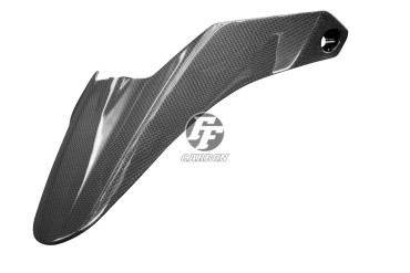 Guardafango posterior Carbono por Ducati Supersport 939 2017-2020 / 950 2021- / Monster 1200 2017- Carbono+Fibra de Vidrio | Patron Sencillo | Brillante