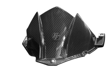 Guardafango posterior Carbono por Kawasaki Z H2 2020+ Carbono+Fibra de Vidrio | Patron Enlazado | Brillante
