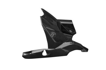 Guardafango posterior Carbono por Kawasaki Z800 100% Carbono | Patron Enlazado | Brillante