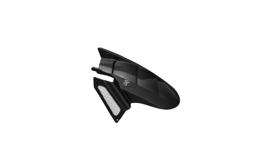 Guardafango posterior Carbono por Kawasaki ZX-6R 2003-2004 Carbono+Fibra de Vidrio | Patron Enlazado | Brillante