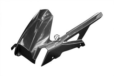 Guardafango posterior Carbono por Suzuki GSX-S 750 2016- Carbono+Fibra de Vidrio | Patron Enlazado | Brillante