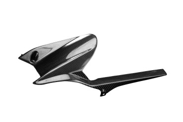 Garde boue arrière Carbone pour Triumph Street Triple 765 2017- Carbone+Fibre de Verre | Toile Sergé | Brillant