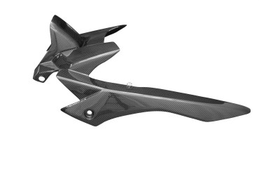 Guardafango posterior Carbono por Yamaha MT-07 2013-2016 Carbono+Fibra de Vidrio | Patron Sencillo | Brillante