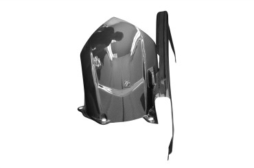 parafango posteriore con paracatena Carbonio per Yamaha R1 07-08 100% Carbonio | Tela | Brillante