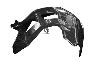 Carbon hinteres Schutzblech und unterer Kettenschutz für Ducati Multistrada 1200 2015-2017 / 1200S Touring / 1260 2018- Carbon+Fiberglas | Leinwand | Glossy