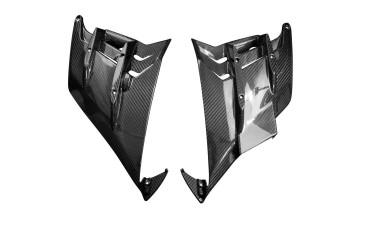 Pannello laterale interno Carbonio per Aprilia Tuono V4 2021- 100% Carbonio | Spigato | Brillante